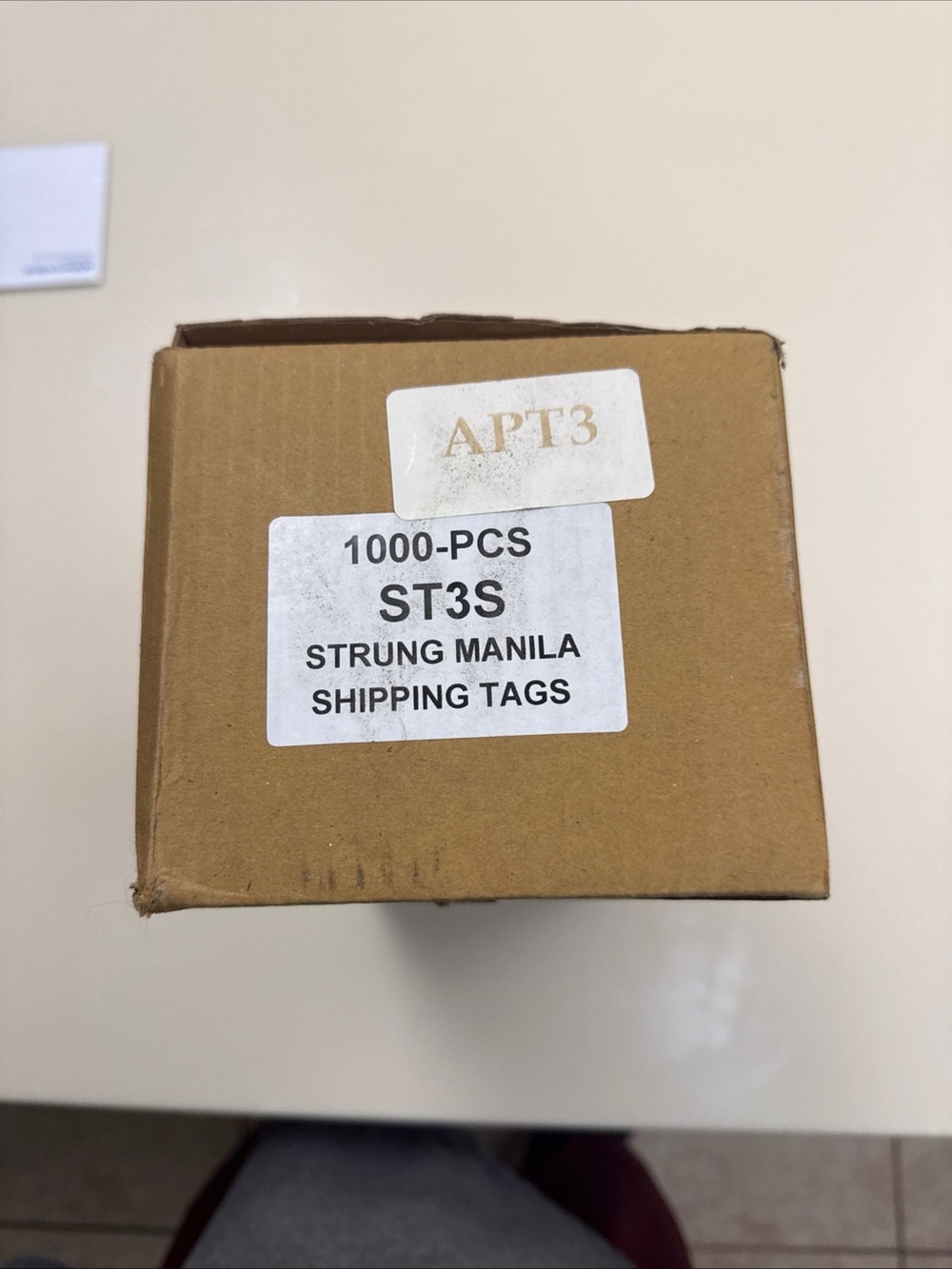 1000 PCS Shipping Tags Strung Manila - Picture 6 of 7